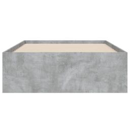 Berkfield Home Bed Frame with Drawers without Mattress Concrete Grey 90x190 cm Single - thumbnail 6