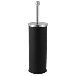 VOGREX Black Stainless Steel Toilet Brush Set Matt Holder Cup - thumbnail 5
