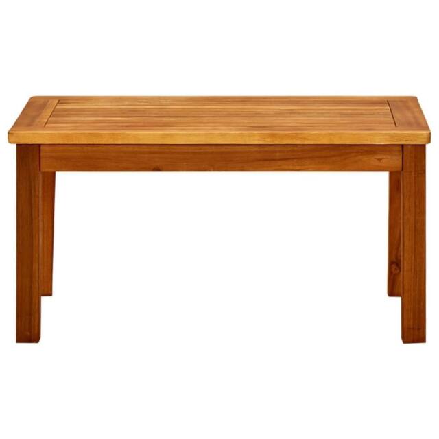 Berkfield Home Garden Coffee Table 70x40x36 cm Solid Acacia Wood in Brown - Size: 70 x 40 x 36 cm - image 1