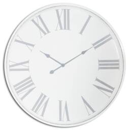 Hill Interiors Flemings Wall Clock in White - thumbnail 1