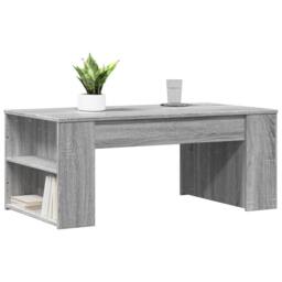 Berkfield Home Coffee Table Grey Sonoma 102x55x42 cm Engineered Wood - Size: 102 x 55 x 42 cm - thumbnail 3