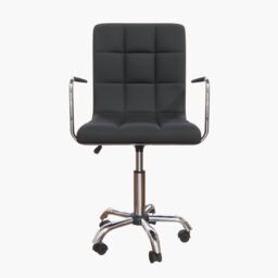 Home Discount Vida Designs Calbo Adjustable Chair UKFR Fabric Armrest Ergonomic in Black - thumbnail 6
