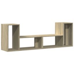 Berkfield Home TV Cabinets 2 pcs Sonoma Oak 75x30x50 cm Engineered Wood in Brown - Size: 75 x 30 x 50 cm - thumbnail 2