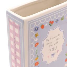 Love Life Sentiment Gift Book Vase 15cm - When I'm With You - thumbnail 3
