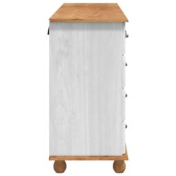 "Berkfield Home Chest of Drawers ""ASKIM"" White 79x40x133.5 cm Solid Wood Pine" - thumbnail 7