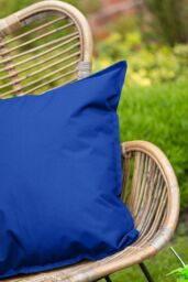 Snug City Waterproof Outdoor Garden Patio Cushion Cover & Inner Square Pack Of 4 in Blue - Size: 60 cm x 60 cm - thumbnail 3