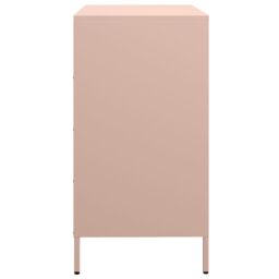 Berkfield Home Sideboard¬†Pink 68x39x73.5 cm Cold-rolled Steel in Pink - thumbnail 6