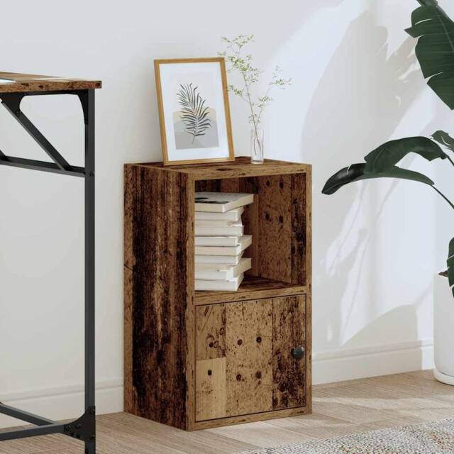 Berkfield Home Durable Bookcase Old Wood 31x24x52 cm Engineered Wood in Brown - Size: 31 x 24 x 52 cm - image 1