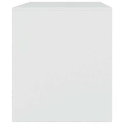 Berkfield Home TV Cabinets 2 pcs White 67x39x44 cm Steel - Size: 67 x 39 x 44 cm - thumbnail 8