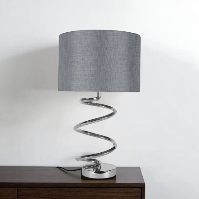 Pagazzi Kasi 54Cm Table Lamp Polished Chrome in Silver - image 1