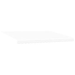 Berkfield Home Manual Retractable Awning with LED White 450x300 cm - thumbnail 6