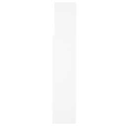 Berkfield Home Headboard Cabinet White 160x19x103.5 cm - thumbnail 6