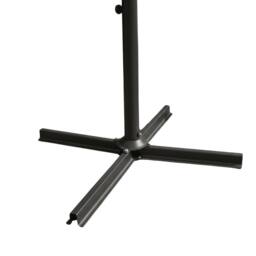 Home Source 3m Garden Outdoor Cantilever Parasol with Crank Handle & Cross Base in Grey - thumbnail 6