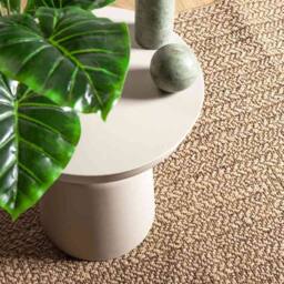 Berkfield Home Rug ZIZUR Beige 120x170 cm Jute Look Indoor & Outdoor - Size: Medium - thumbnail 3