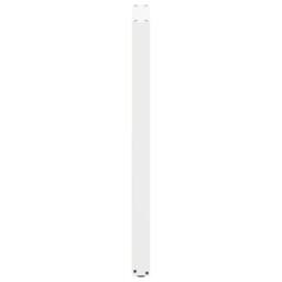 Berkfield Home Coffee Table Legs U-Shaped 2 pcs White 60x(110-111) cm Steel - thumbnail 6