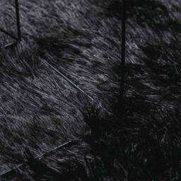 Berkfield Home Shaggy Rug High Pile NAVARRA Black 300x200 cm Polyester - Size: Medium - thumbnail 7