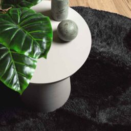 Berkfield Home Shaggy Rug High Pile NAVARRA Black 300x200 cm Polyester - Size: Medium - thumbnail 8