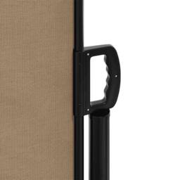Berkfield Home Retractable Side Awning Taupe 160x600 cm - thumbnail 8