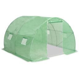Berkfield Home Greenhouse 9m¬≤ 300x300x200 cm in Green - Size: 300 x 300 x 200 cm - thumbnail 4