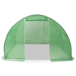 Berkfield Home Greenhouse 9m¬≤ 300x300x200 cm in Green - Size: 300 x 300 x 200 cm - thumbnail 6