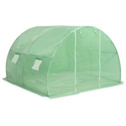 Berkfield Home Greenhouse 9m¬≤ 300x300x200 cm in Green - Size: 300 x 300 x 200 cm - thumbnail 3