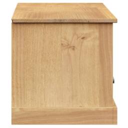 Berkfield Home TV Cabinet VIGO 156x40x40 cm Solid Wood Pine in Brown - Size: 156 x 40 x 40 cm - thumbnail 6