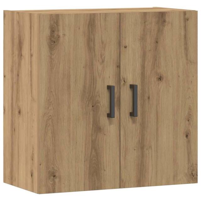 Berkfield Home Wall Cabinet Artisan Oak 60x31x60 cm Engineered Wood in Brown - Size: 60 x 31 x 60 cm - image 1