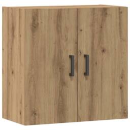 Berkfield Home Wall Cabinet Artisan Oak 60x31x60 cm Engineered Wood in Brown - Size: 60 x 31 x 60 cm - thumbnail 1