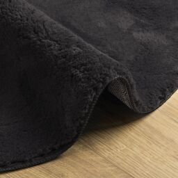 Berkfield Home Rugs Black Wool 160 x 230 cm Decorative Inlays Area Rug Other - Size: Medium - thumbnail 7