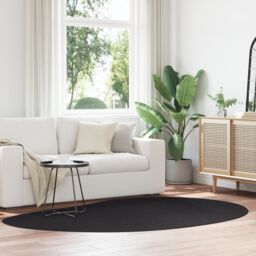 Berkfield Home Rugs Black Wool 160 x 230 cm Decorative Inlays Area Rug Other - Size: Medium - thumbnail 1