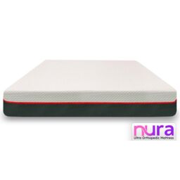 Nura Sleep Nura 40HD 25cm Thick Ultra Orthopedic Extra Firm Memory Foam Mattress in White - Size: Double - thumbnail 6