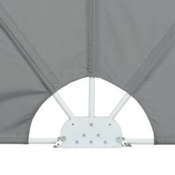 Berkfield Home Collapsible Terrace Side Awning Grey 400x200 cm - thumbnail 8