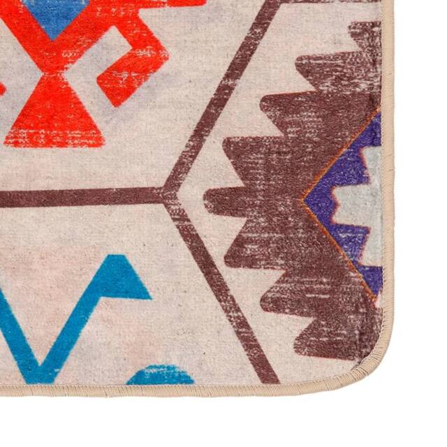Berkfield Home Rug Washable Multicolour 80x300 cm Anti Slip - Size: 100 cm diameter - image 1