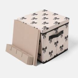 OHS Christmas Bauble Storage Box Festive Decoration Organiser 64 Slots in Cream - thumbnail 3