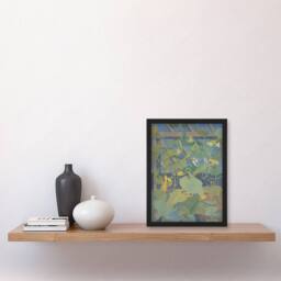 Artery8 Theo van Hoytema Framed Wall Art Print Greenhouse Ornamental Gourds in Green - Size: A4 - thumbnail 2