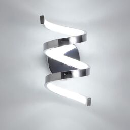 COMELY LED Wall Light, 18W Modern Indoor Wall Lamp, 6000K in Silver