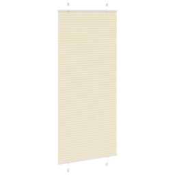 Berkfield Home Pleated Blind Cream 90x200 cm Fabric Width 89.4 cm Polyester - thumbnail 3