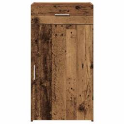 Berkfield Home Sideboard Old Wood 30x42, 5x93 cm Engineered Wood in Brown - thumbnail 6