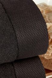 CHRISTY 'Luxe' Elegant 100% Turkish Cotton 730GSM Towels in Black - thumbnail 3