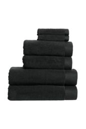 CHRISTY 'Luxe' Elegant 100% Turkish Cotton 730GSM Towels in Black - thumbnail 2
