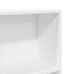 Berkfield Home Decorative Bookcase White 40x24x176 cm Engineered Wood - Size: 40 x 24 x 176 cm - thumbnail 7