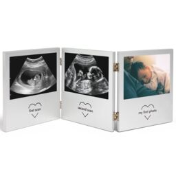 VonHaus Multi-Photo Baby Scan Photo Frame in Silver - thumbnail 1