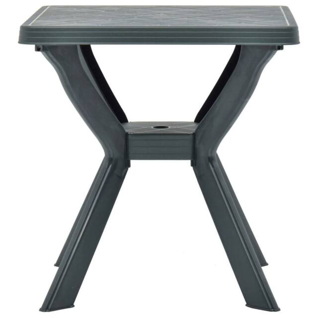 Berkfield Home Bistro Table Green 70x70x72 cm Plastic - Size: 70 x 70 x 72 cm - image 1