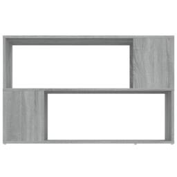 Berkfield Home Book Cabinet Grey Sonoma 100x24x63 cm Engineered Wood - Size: 100 x 24 x 63 cm - thumbnail 5