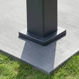 sweeek Louvered pergola aluminium 4 x 3m in Dark Grey - thumbnail 6
