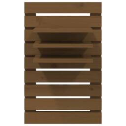 Berkfield Home Wall-mounted Bedside Shelves 2 pcs Honey Brown Solid Wood Pine - thumbnail 6