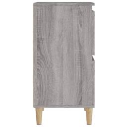 Berkfield Home Sideboards 2 pcs Grey Sonoma 60x35x70 cm Engineered Wood - Size: 60 x 35 x 70 cm - thumbnail 9