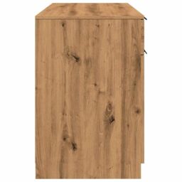 Berkfield Home Desk Artisan Oak 100x50x75 cm Engineered Wood in Brown - Size: 100 x 50 x 75 cm - thumbnail 6