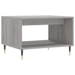 Berkfield Home Coffee Table Grey Sonoma 60x50x40 cm Engineered Wood - Size: 60 x 50 x 40 cm - thumbnail 6