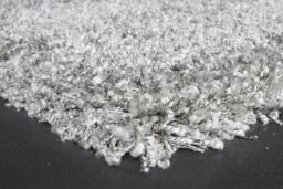 The Rug Shop UK Silver Plain Shaggy Easy to clean Machine Made Plain Rug - Size: 160 cm x 230 cm - thumbnail 7